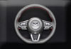 日本AUTOEXE MAZDA(萬事得,馬自達,長安馬自達) Mazda3(馬3,馬自達3,昂克賽拉,M3,AXELA,SkyActiv,創馳藍天,SkyActiv-Diesel,BM,BM2FS,BMEFS,BM5FS,BM5AS,BM5FP,BM5AP,BYEFP) 汽車動力升級改裝零件 D-Shaped Leather Steering Wheel with red stitching D型平底真皮呔盤(方向盤)帶紅色縫線MBB1370-03