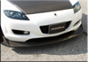 日本AUTOEXE MAZDA(萬事得,馬自達,一汽馬自達) RX-8 (RX8,SE,SE3P,13B,Rotary,轉子引擎(發動機))汽車動力升級改裝零件 Carbonfibre Front Bumper Lip Splitter碳纖頭唇(前唇)MSZ2100