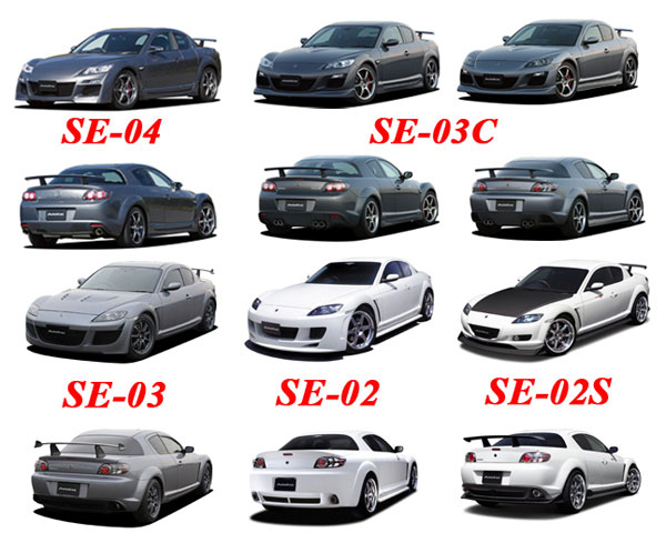 Body Styling Kits (Aero Body Kits),Bonnet Hood,Air Flow Intake Hood Vent Bonnet Scoop,Front Nose,Front Bumper and Grill (with LED Daytime Running Light Set),Front Grill,Side Skirt Extension Splitter Set,Rear Bumper Cover,Rear Under Tail Filler Panel,Rear Lip Under Spoiler,Rear Diffuser Spoiler Splitter,Rear Roof Spoiler,Rear Truck Lid,Rear Trunk Spoiler Lip,Rear Truck Tail Wing Spoiler,Carbonfirbre Bonnet Hood,Carbonfibre Front Bumper Lip Splitter,Carbonfibre Interior Panel Set,Carbonfibre Side Skirt Extension Splitter,Head Light Garnish Eye Lid,Carbonfibre Door Pillar Garnish,Carbon Rear Bumper Lip Splitter,Carbonfibre Rear Diffuser Spoiler Splitter,Carbon Rear Truck Tail Wing Spoiler,Side LED Mirror,Carbon Shift Knob,Lowering Spring Kit,Sport Shock Damper Kit,Sport Coilver Suspension Kit,Adjustable Coilver Suspension Kit,Tie Rod End,Anti-Roll Bar(sway bar),Anti-Roll Bar (sway bar) Link,Upper Strut Tower Bar,Interior Floor Cross Bar,Lower Control Arm Bar,Tower Brace Set,Lower Under Member Brace Set,Rear Torsion Bar (Sway Bar),Sport Air Filter,Sport Air Induction Kit,Cold Air Intake System Kit,Carbonfibre Air Intake System (K&N filter),Premium Stainless Steel Exhaust Muffler (Oval Tip),Titanium + Stainless Exhaust Muffler,Premium Stainless Steel Exhaust Muffler Tip,Front Pipe,Exhaust Expansion Chamber Kit,Exhaust Manifold Header,Sport Big Brake Caliper Kit,Brake Kit,Sport Brake Pad,Sport Disc Brake Rotor,Brake Line Kit,Brake Master Cylinder Brace,Brake Air Guide,Sports Clutch Wire,Sport Clutch Kits,Sport Flywheel,Limited Slip Diff (LSD),Sport Intercooler,Radiator,Intercooler Turbo Air Intake Silicon Hose Pipe Kit,Engine Mount,Leather Steering Wheel Trim Wrap Cover,Oil Filter,Oil Filter Cap,Bonnet Hood Strut Damper Kit,Sport Steering Wheel Kit,Leather Shift Knob,Leather Shift Knob,Carbonfibre Shift Knob,Short Helical Atenna,Windshield Wiper Blade,Wheel Lug Nuts Kit Set,Interior LED Light Set,Turbo Booster Adaptor,ECU Tuning,Rebuilt Tuning Rotary Engine,LED Side Mirrow Cowl,Meter Hood,Shift Levers Paddler,Spark Plug Wire,Grounding Wire Cable Earth System Kit,Chrome Emblem Badge,Appreal,Souvenir,Sticker,Decoration