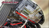 饻AUTOEXE MAZDA(UƱo,۹F,w۹F) Mazda CX-5(CX5,KE,SkyActiv,йŤ,SkyActiv-Diesel,KE2FW,KE2AW,KE5FW,KE5AW,KEEFW,KEEAW) TʤOɯŧ˹sw˹ Stainless Steel Dual Tip Exhaust Muffler ()X(Ʈ) MKE8Y60