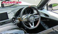 饻AUTOEXE MAZDA(UƱo,۹F,@T۹F) Mazda MX-5 (Roadster,Miata,Euno,ND,ND5RC)TʤOɯŧ˹sw˹ Dshape Steering Wheel Dy(VL) MND1370-03