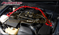 饻AUTOEXE MAZDA(UƱo,۹F,@T۹F) Mazda MX-5 (Roadster,Miata,Euno,NC,NCEC)TʤOɯŧ˹sw˹ Strut Tower Bar ea(Ա) MNC400