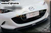 饻KNIGHTSPORTS (Mh) MAZDA(UƱo,۹F,@T۹F) Mazda MX-5 (Roadster,Miata,Euno,ND,ND5RC)TʤOɯŧ˹sw˹ Front Bumper Lip Spoiler with Under Plate Cover YB(eB)sO KZD-71581