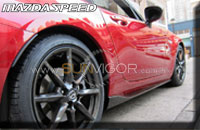 饻MazdaSpeed MAZDA(UƱo,۹F,@T۹F) Mazda MX-5 RF (Roadster RF,Miata RF ,Euno,NDRF,NDERC)TʤOɯŧ˹sw˹ Side Skirt Extension Splitters ȸ}(Zy) QND151P10