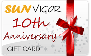 Sun Vigor 10years anniversary gift card