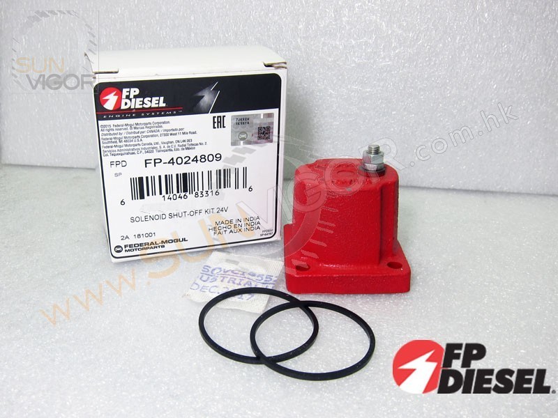 FP-DIESEL SHUTOFF SOLENOID COIL-HD 24 VDC SINGLE-TERMINAL 4024809