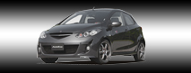 AUTOEXE JAPAN MAZDA2, M2, DEMIO  (DE,DE5FS,DE3FS,DEJFS,DE3AS,iSTOP) modification car performance tuning motorsports automotive racing automovtive part Styling Kit