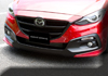 饻KNIGHTSPORTS (Mh) MAZDA(UƱo,۹F,w۹F) Mazda3(3,۹F3,Jɩ,M3,AXELA,SkyActiv,йŤ,Skyactiv-D,BM,BM2FS,BMEFS,BM5FS,BM5AS,BM5FP,BM5AP,BYEFP) TʤOɯŧ˹s Front Bumper & Gril lY(e])+n() KZD71304