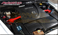 ձAUTOEXE MAZDA(µ,Դ,һԴ) RX-8 (RX8,SE,SE3P,13B,Rotary,ת())װװʵ Strut Tower Bar ǰ()