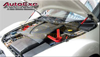 饻AUTOEXE MAZDA(UƱo,۹F,@T۹F) RX-8 (RX8,SE,SE3P,13B,Rotary,l(oʾ))TʤOɯŧ˹sw˹ Bonnet Hood Strut Damper Kit Y\o MSE2960