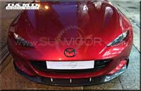 饻Damd MAZDA(UƱo,۹F,@T۹F) Mazda MX-5 RF (Roadster RF,Miata RF ,Euno,NDRF,NDERC)TʤOɯŧ˹sw˹ Damd DARK KNIGHT Carbon Fibre Front Lower Spoiler YYB(eZy)