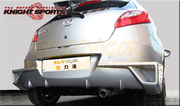 饻KNIGHTSPORTS MAZDA(UƱo,۹F,w۹F) Mazda2 (2,۹F2,l,DEMIO,iSTOP,SkyActiv,йŤ,DE,DE5FS,DE3FS,DEJFS,DE3AS) TʤOɯŧ˹sw˹ Rear Diffuser Spoiler Splitter
Us(U) KZG-74301