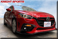 饻Knight Sports MAZDA(UƱo,۹F,w۹F) Mazda3(3,۹F3,Jɩ,M3,AXELA,SkyActiv,йŤ,Skyactiv-D,BM,BM2FS,BMEFS,BM5FS,BM5AS,BM5FP,BM5AP,BYEFP) TʤOɯŧ˹sw˹ Knight Sports One piece @Ysn KZD71306