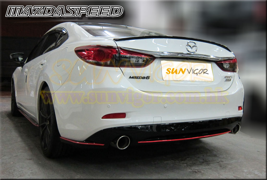 ձ MAZDASPEED MAZDA(µ,Դ,һԴ) Mazda6(µ6,6,Դ6,,M6,ATENZA,SkyActiv,,Skyactiv-D,GJ,GJ2FP,GJ2AP,GJ5FP,GJEFP,GJ2FW,GJ2AW,GJ5FW,GJEFW) װװʵ¼ Rear Diffuser Spoiler Splitter βðȺ(ȹ) QGJ1-50-60-PZ