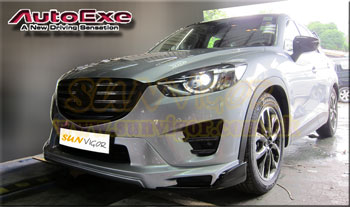 日本AUTOEXE MAZDA(萬事得,馬自達,長安馬自達) Mazda CX-5(CX5,KE,SkyActiv,創馳藍天,SkyActiv-Diesel,KE2FW,KE2AW,KE5FW,KE5AW,KEEFW,KEEAW) 汽車動力升級改裝零件安裝實錄 Front Bumper Spoiler 頭泵把(前包圍) 頭唇(前唇) MKE2100