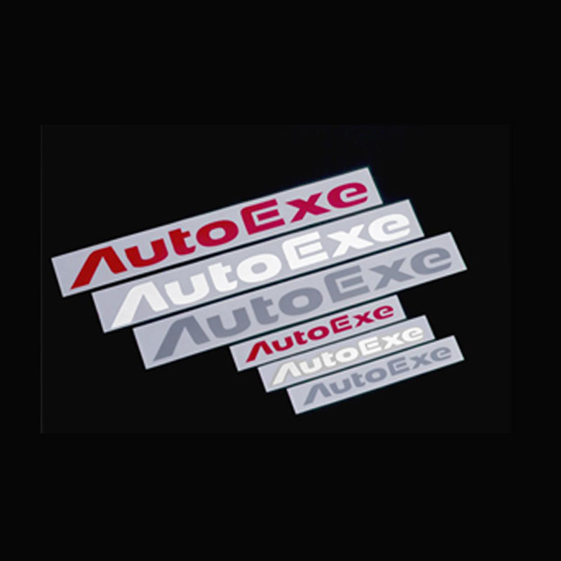 AUTOEXE JAPAN MAZDA CX5 | CX-5 (KF, KF2P, KF5P, KFEP,SkyActiv,SkyActiv-Diesel,istop) modification car performance tuning motorsports automotive racing automovtive conversion partAutoExe Logo Sticker 標致貼紙 A11200-02 (銀色)