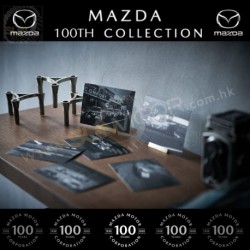 萬事得 Mazda 100週年紀念黑白明信片