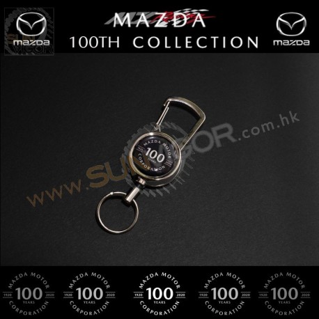 萬事得 Mazda 100週年紀念 MZRacing [100th] 鑰匙扣 9G04AY2017