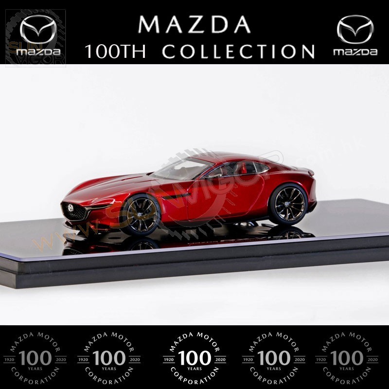  MAZDA 100th Collection [RX-VISION] 1/43 Modelo fundido a presión MD39V99X1 |  distribuidor Sun Vigor en línea