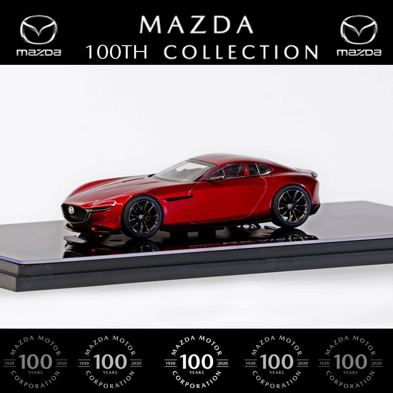Mazda RX-VISION original Hi-Story 1/43 COUPE Lotary 100th anniversary model car