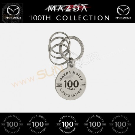 MAZDA 100th Collection Cast Metal Key Medallion MAZ002ESS100KC