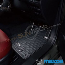 2019+ Mazda3 [BP] Mazda JDM Waterproof Rubber Black Floor Mats Set BDNPV0350