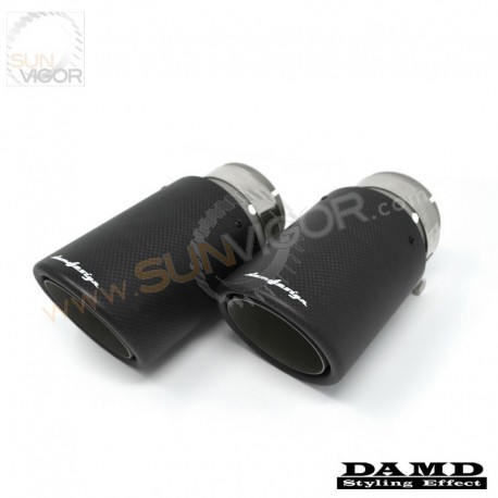 13-18 Mazda3 [BM, BN] Damd Carbon Fibre Exhaust Muffler Tip CMC01