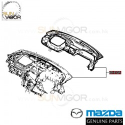 07-12 MAZDA6 [GH] INSTRUMENT PANEL, Genuine MAZDA OEM G33C-60-400 G33C-60-400B-02