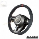 2017+ Mazda CX-5 [KF] Damd D-Shaped Red Center Line Ultra Suede Steering Wheel