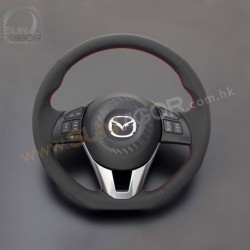 13-16 Mazda3 [BM, BN] AutoExe D-Shaped Leather Steering Wheel