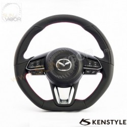 2017+ 马自达 CX-9 [TC] Kenstyle D型平底方向盘(軚环) ME01