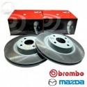 2016+ Miata [ND] Genuine Mazda x Brembo Front Ventilated Brake Rotor Disc Set
