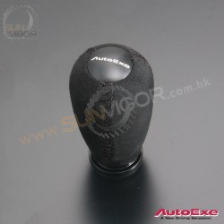 AutoExe Suede Shift Knob with black stitching