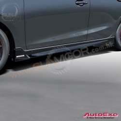 2015+ Mazda2 [DJ] AutoExe Side Skirt Extension Splitters [DJ-07] DJA1-V4-910