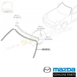 马自达 RX-7 [FD3S] 马自达正厂 挡风玻璃窗胶边Window Upper Module FD01-50-6AXC