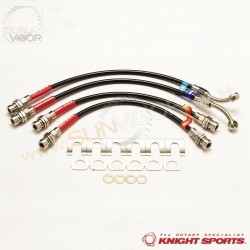 86-92 Mazda RX-7 [FC] KnightSports Racing Brake Line Kit KCD68101