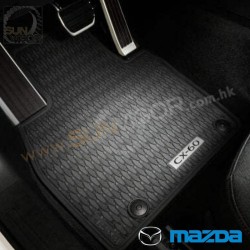 2022+ Mazda CX-60 [KH] Mazda JDM Waterproof Rubber Black Floor Mats Set