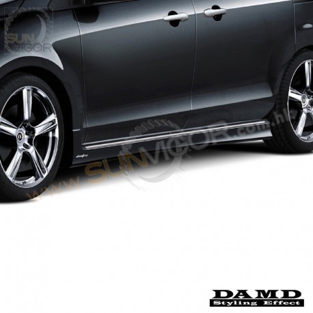 08-16 Mazda8 [LY] Damd Side Skirt Extension Splitter