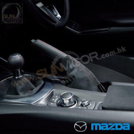 2016+ Miata [ND,NE] and MX-5 RF [NDRF] Genuine Mazda Alcantara Parking Brake Boot