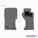 2017+ Mazda MX-5 RF Miata [NDRF] AutoExe Sports Checker Carpet Mats (Ver.2)