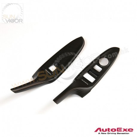 2015+ 萬事得MX-5 馬自達 MX5 Miata [ND] AutoExe 碳纖維門板電窗掣面板飾件貼