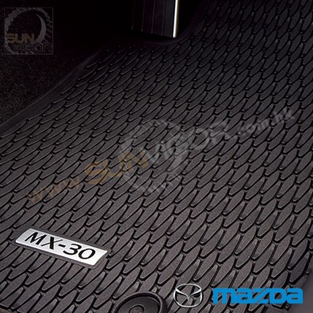 2021+ Mazda MX-30 [DR] Mazda JDM Waterproof Rubber Black Floor Mats Set