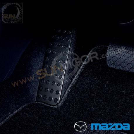 马自达 Mazda JDM 日本版黑色铝合金休息脚踏