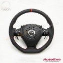 03-08 Mazda RX-8 [SE3P] AutoExe D-Shaped Nappa Leather Steering Wheel