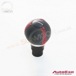 AutoExe Nappa Spherical Shift Knob with Red stitching [7th Gen]