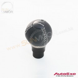 2013+ 萬事得 馬自達 AutoExe NAPPA 真皮波棍頭(排擋頭)帶灰色縫線