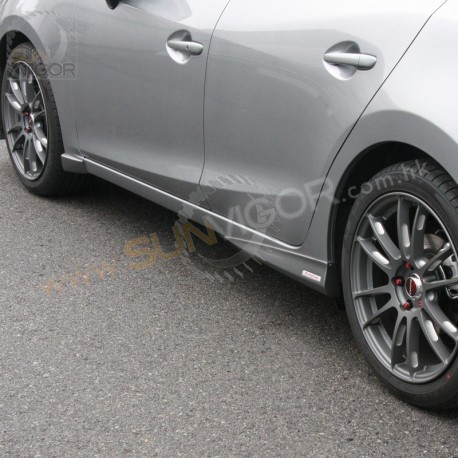 13-16 Mazda3 [BM,BN] 5Door AutoExe Side Skirt Extension Cover Aero Kit MBM2300