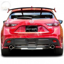 13-16 Mazda3 [BM,BN] 5Door KnightSports Rear Bumper Cover Aero Kit KZD74332