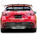 13-16 Mazda3 [BM,BN] 5Door KnightSports Rear Bumper Cover Aero Kit