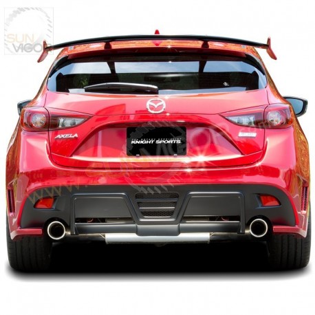 13-18 Mazda3 [BM,BN] 5Door KnightSports Rear Roof Spoiler Roof Lip Splitter KZD72333_72334